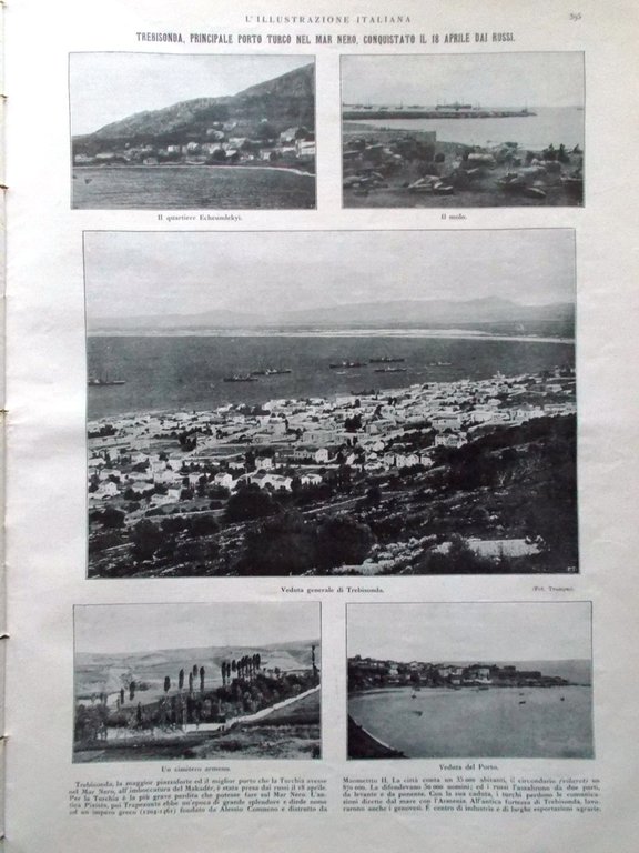 L'illustrazione Italiana 30 Aprile 1916 WW1 Marsiglia Marchetti Pirandello Nero