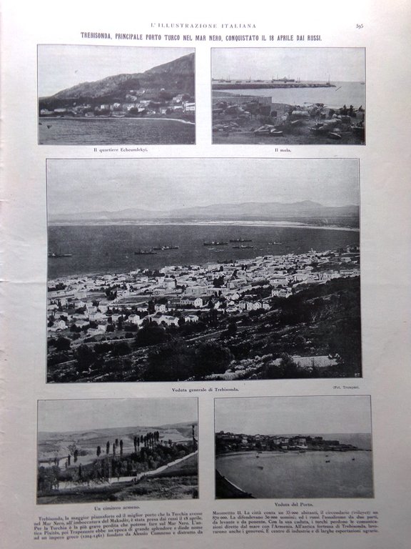 L'illustrazione Italiana 30 Aprile 1916 WW1 Marsiglia Marchetti Pirandello Nero
