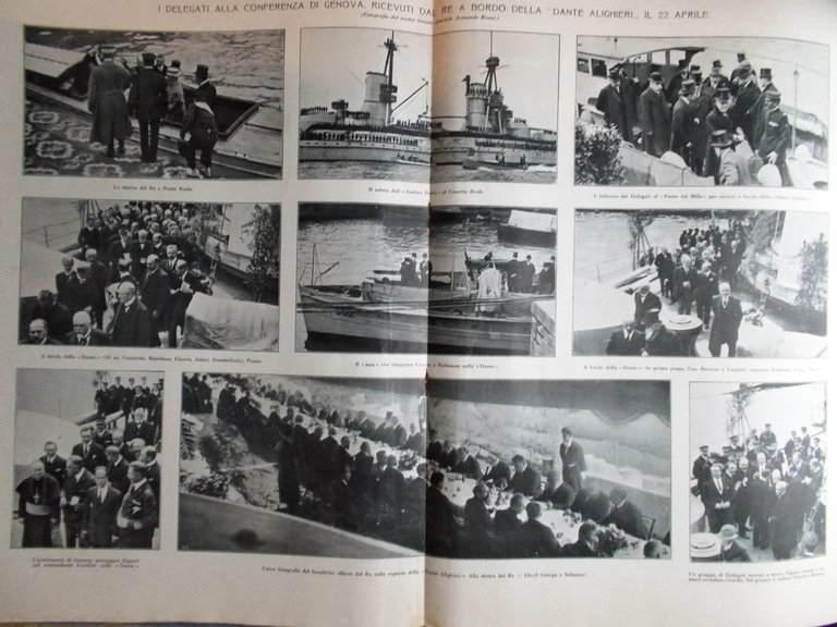 L'Illustrazione Italiana 30 Aprile 1922 Genova Trattato di Rapallo Conte … | Immagine Gallery 5