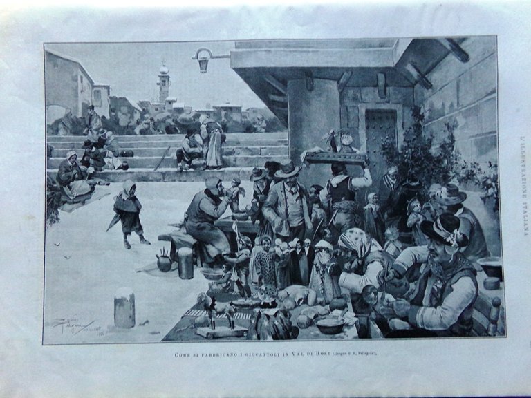 L'Illustrazione Italiana 30 Dicembre 1906 Sciopero Mare Genova Giocattoli Salomè