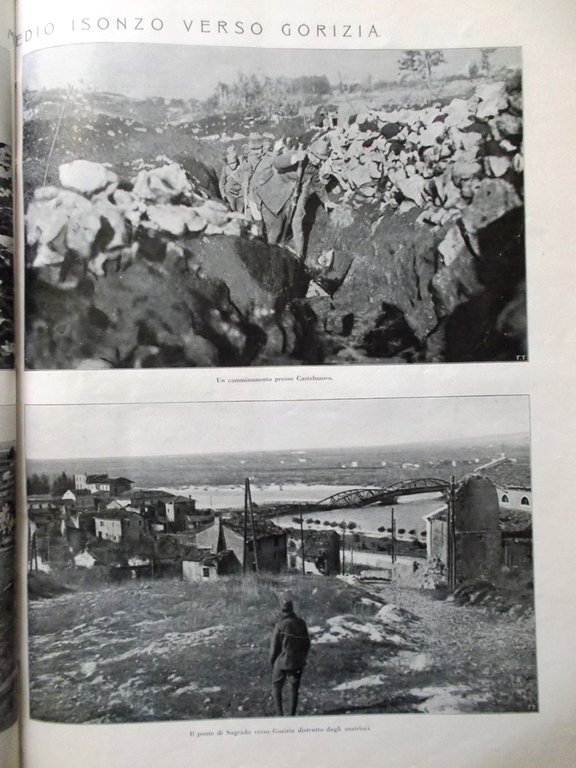 L'illustrazione Italiana 30 Gennaio 1916 WW1 D'Annunzio Ricordi Miraglia Gorizia