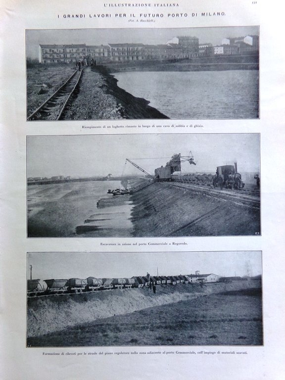 L'Illustrazione Italiana 30 Gennaio 1921 Fiume Innsbruck Porto Milano Mogadiscio