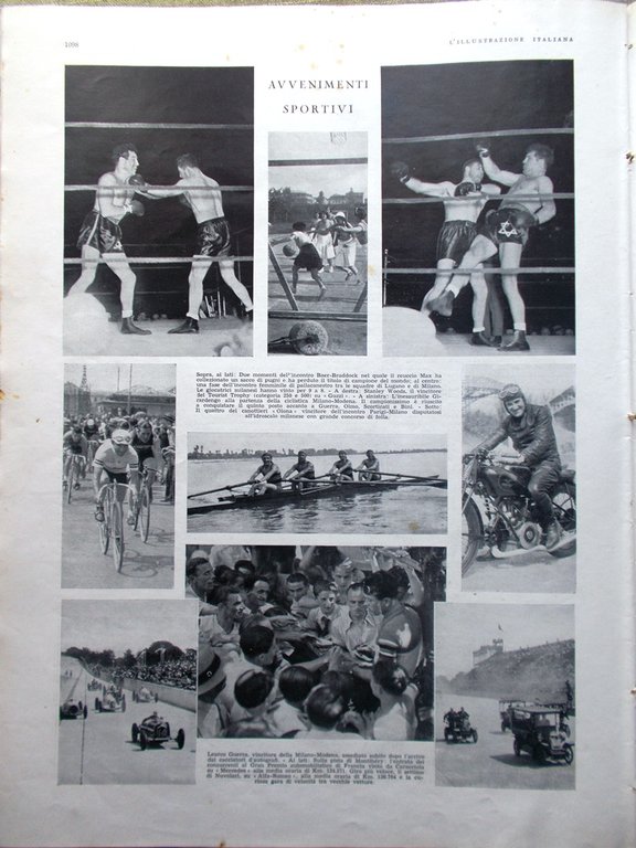 L'Illustrazione Italiana 30 Giugno 1935 Eden Vecchia Roma D'Annunzio Bruxelles