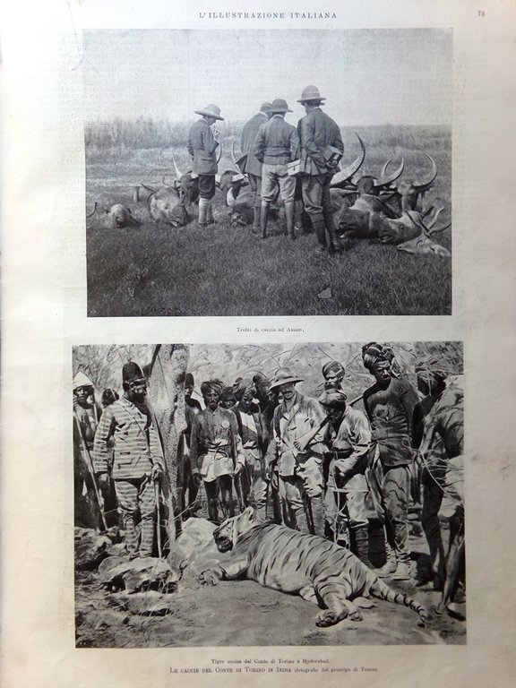 L'Illustrazione Italiana 30 Luglio 1899 Ravenna San Vitale Caccia in …