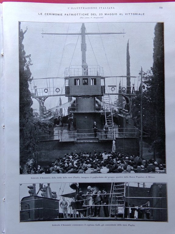 L'Illustrazione Italiana 30 maggio 1926 Mussolini Genova Varsavia Trilussa Pisa | Immagine Gallery 2