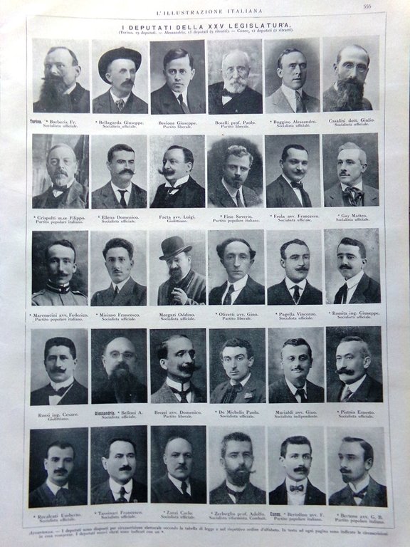 L'Illustrazione Italiana 30 Novembre 1919 XXV Legislatura Nitti Elezioni Sicilia