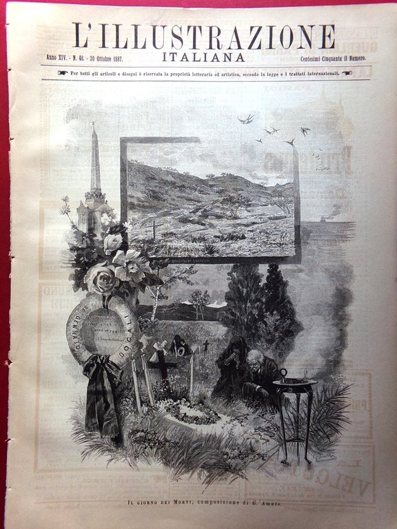 L'illustrazione Italiana 30 Ottobre 1887 Giubileo Leone XIII Giulio Carlini … | Immagine Gallery 2