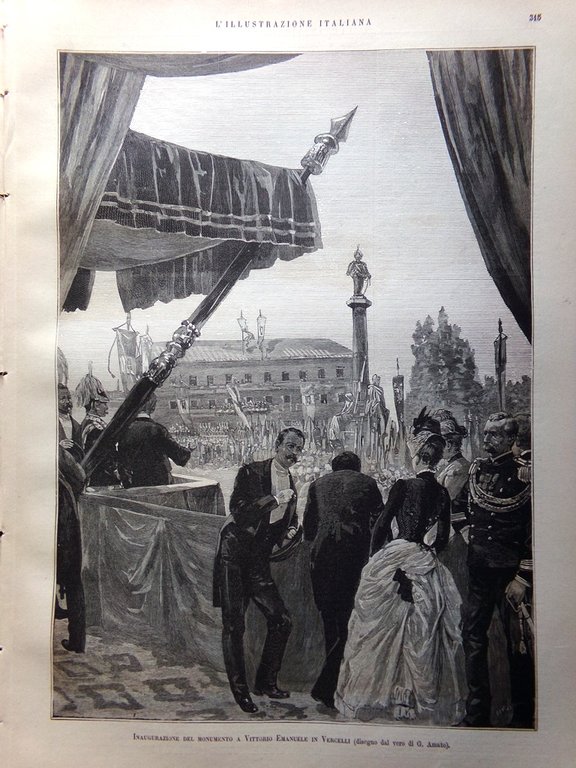 L'illustrazione Italiana 30 Ottobre 1887 Giubileo Leone XIII Giulio Carlini … | Immagine Gallery 7