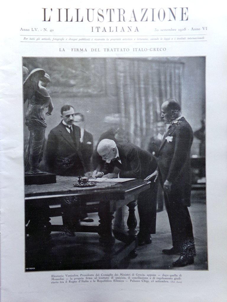L'Illustrazione Italiana 30 Settembre 1928 Momostenango Venizelos Susegana Arquà