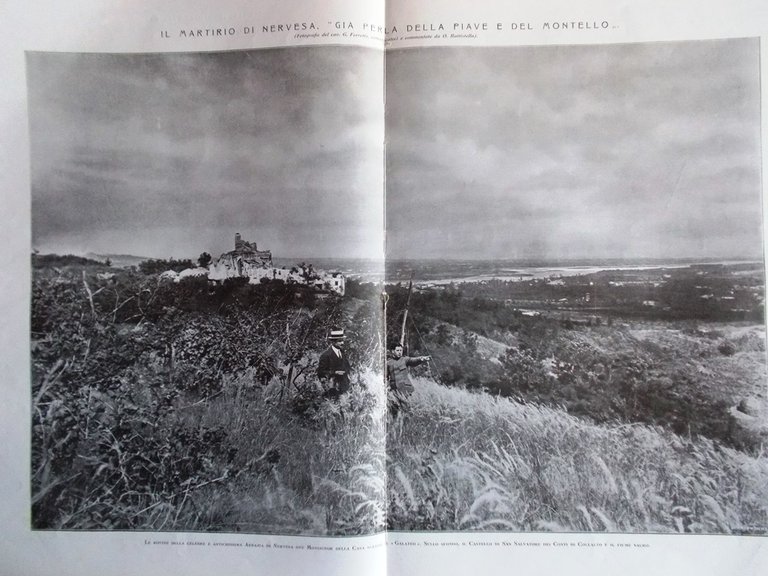 L'Illustrazione Italiana 31 Agosto 1919 Martirio Nervesa Convegno Pola Giavera