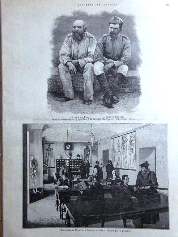 L'Illustrazione Italiana 31 Dicembre 1893 Medicina Torino Bonomi Agordat Giochi