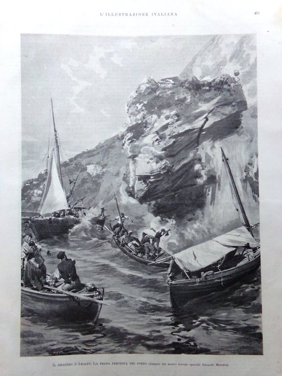 L'Illustrazione Italiana 31 Dicembre 1899 Vaticano Leone Frana Amalfi De …