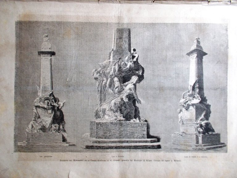 L'Illustrazione Italiana 31 Luglio 1881 Cometa Cruls Desenzano Casa Dante …