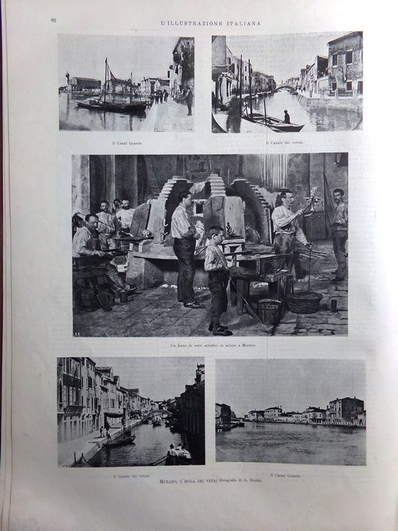 L'Illustrazione Italiana 31 Luglio 1898 Verdi Recanati Leopardi Asti Murano …