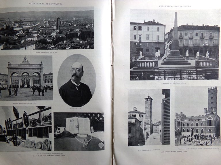 L'Illustrazione Italiana 31 Luglio 1898 Verdi Recanati Leopardi Asti Murano …
