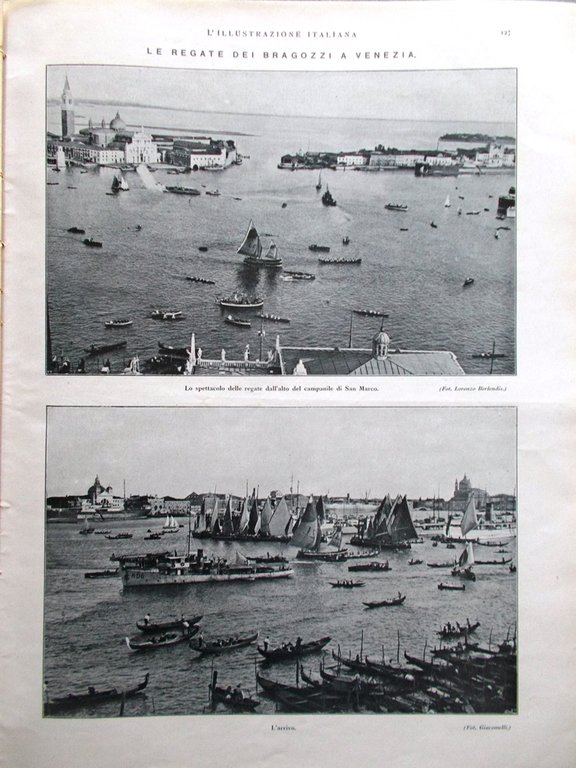 L'Illustrazione Italiana 31 Luglio 1921 Ferdinando Martini Dempsey Bragozzi Boxe