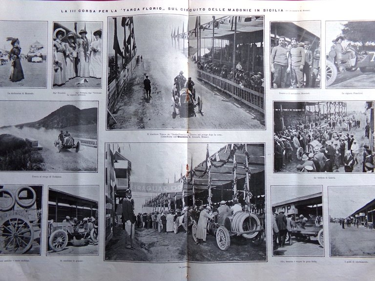 L'Illustrazione Italiana 31 Maggio 1908 Targa Florio Trucco Articolo De … | Immagine Gallery 3