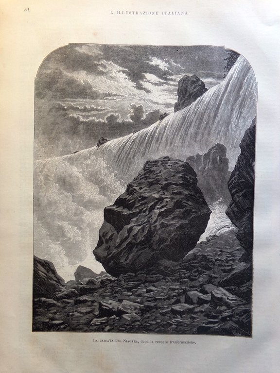 L'Illustrazione Italiana 31 Marzo 1878 Fonografo Edison Niagara Avana Re … | Immagine Gallery 3
