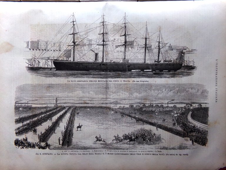 L'Illustrazione Italiana 31 Marzo 1878 Fonografo Edison Niagara Avana Re … | Immagine Gallery 5