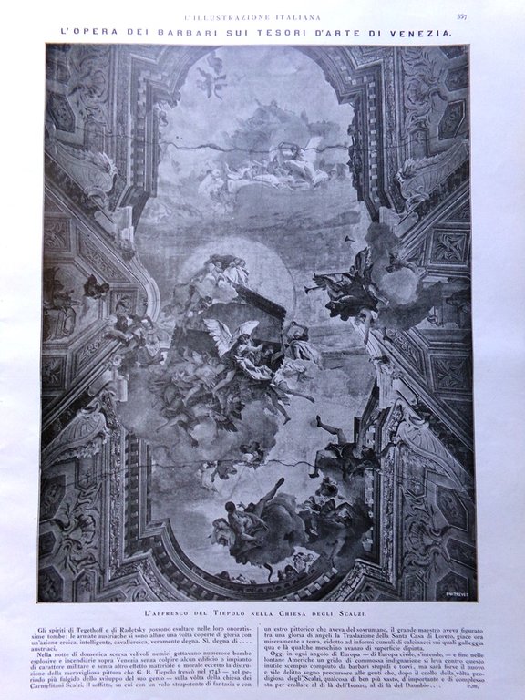 L'illustrazione Italiana 31 Ottobre 1915 WW1 Edith Cavell Raggi Tolmino …