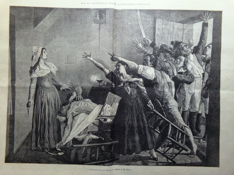 L'Illustrazione Italiana 4 Agosto 1889 D'Annunzio Rivoluzione Francese Termidoro