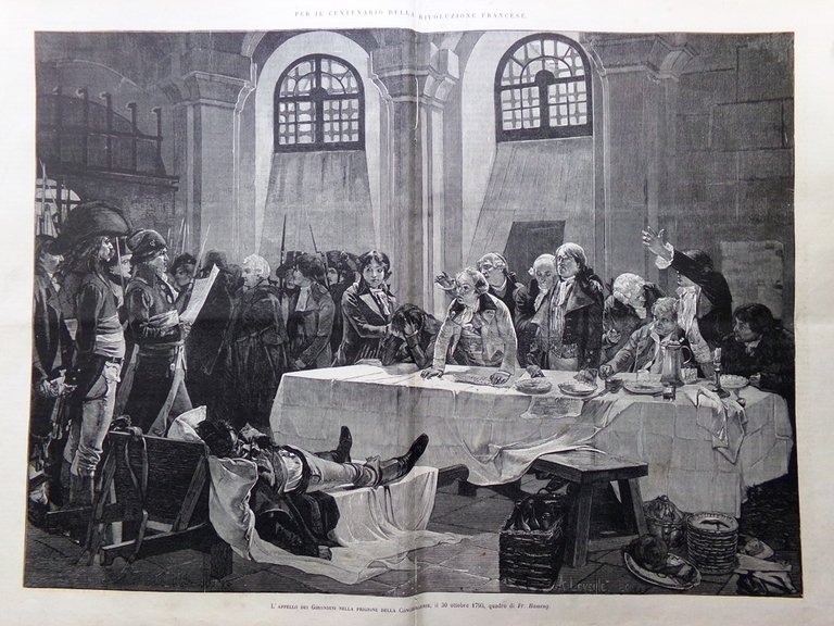 L'Illustrazione Italiana 4 Agosto 1889 D'Annunzio Rivoluzione Francese Termidoro