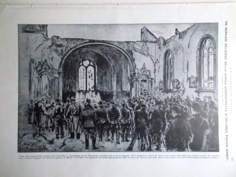 L'illustrazione Italiana 4 Aprile 1915 WW1 Gioacchino Murat Tommasini Dardanelli