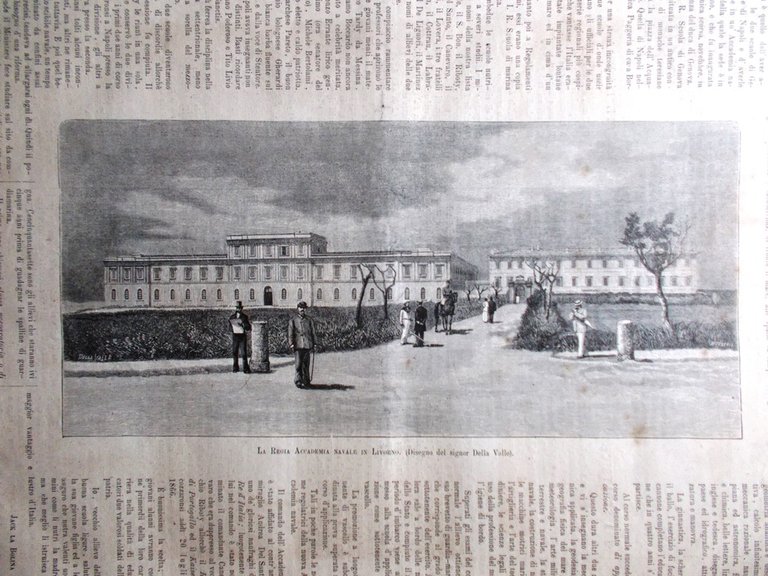 L'Illustrazione Italiana 4 Dicembre 1881 Scavi Pompei Maraini Accademia Livorno