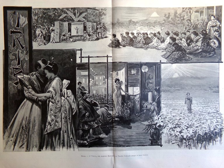 L'Illustrazione Italiana 4 Dicembre 1898 Franco Tosi Michele Carbonara Mascagni
