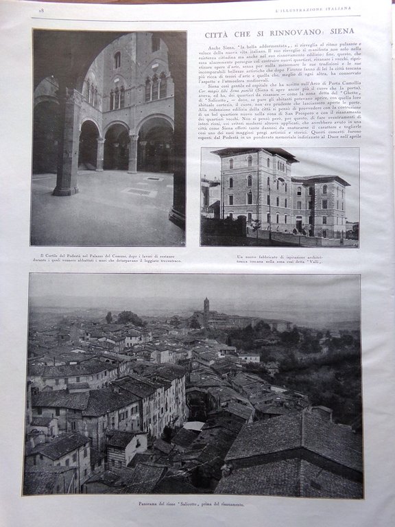 L'illustrazione Italiana 4 Gennaio 1931 Churchill Siena Merapi Crociera Brasile