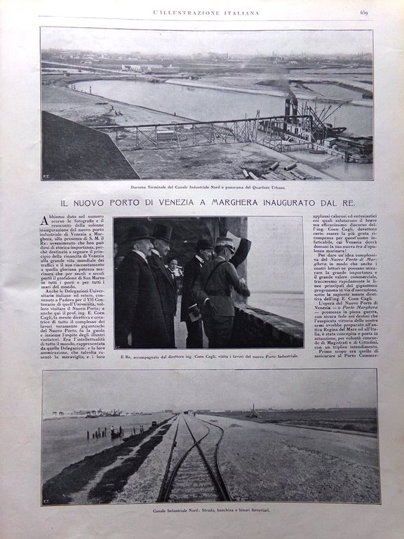 L'Illustrazione Italiana 4 Giugno 1922 Toti Toscanini Marghera Eucaristico Zara | Immagine Gallery 2