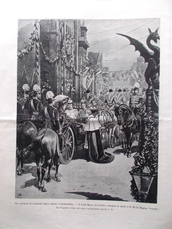 L'illustrazione Italiana 4 Luglio 1897 Carovana Cecchi Sanarelli Montevideo Lord