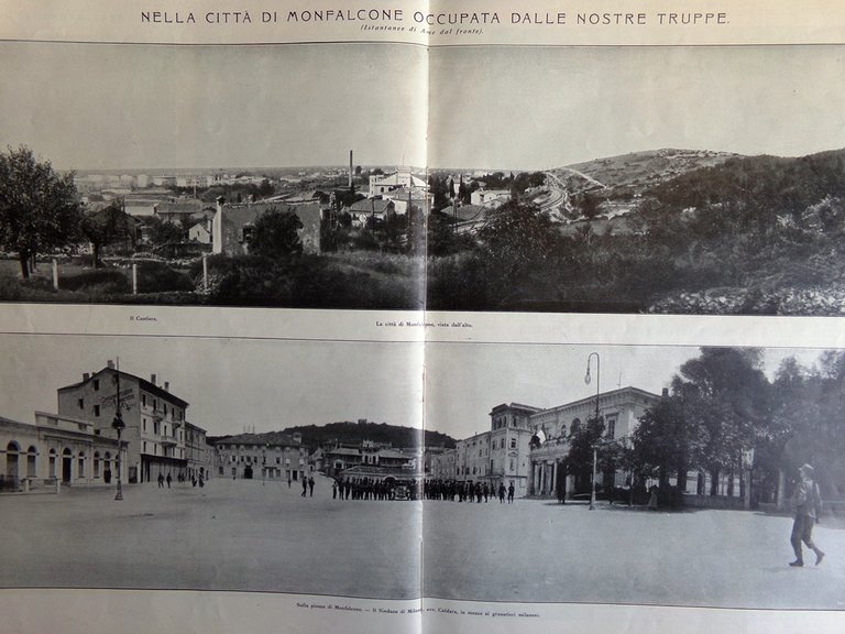 L'illustrazione Italiana 4 Luglio 1915 WW1 Monfalcone Fronte Dolomiti Castrozza