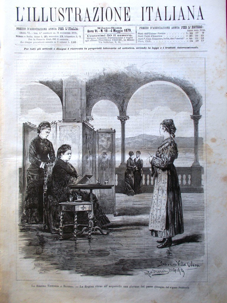 L'Illustrazione Italiana 4 Maggio 1879 Vittoria Baveno Attentati di Pietroburgo