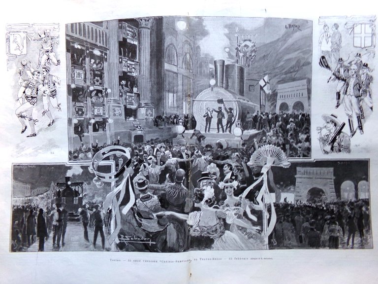 L'Illustrazione Italiana 4 Marzo 1906 De Amicis Auto San Giorgio …