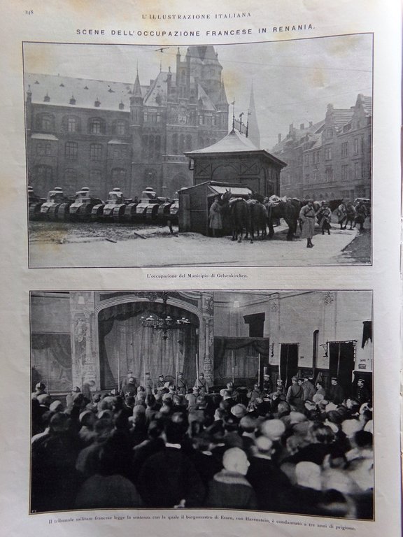 L'Illustrazione Italiana 4 Marzo 1923 Riconquista Misurata Einstein Tafuri Arti