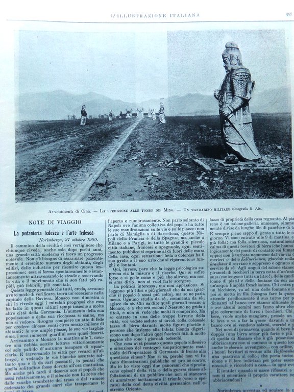 L'Illustrazione Italiana 4 Novembre 1900 Cina Arlecchino Re Guglielmina d'Olanda