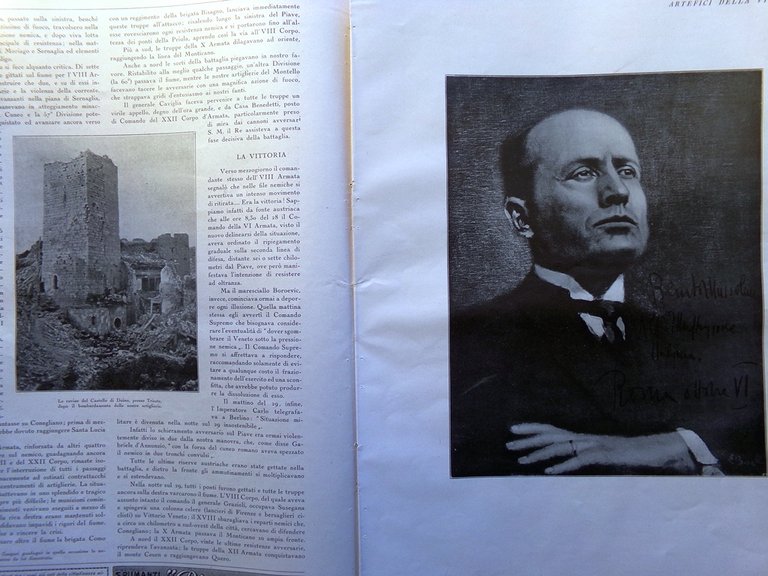 L'Illustrazione Italiana 4 Novembre 1928 Numero Speciale sul Decennale Vittoria