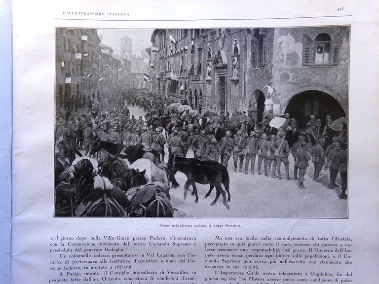 L'Illustrazione Italiana 4 Novembre 1928 Numero Speciale sul Decennale Vittoria