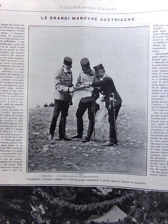 L'illustrazione Italiana 4 Ottobre 1908 Desio Wright Faenza Hofmannsthal Mistral | Immagine Gallery 4