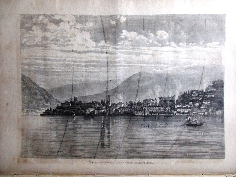 L'Illustrazione Italiana 4 Settembre 1881 Lago Como Garfield Matteucci Bagnoli