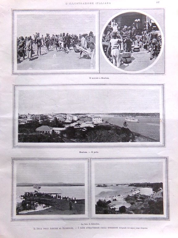 L'Illustrazione Italiana 5 Agosto 1906 Montechino Majorana Monte Rosa Ruwenzori