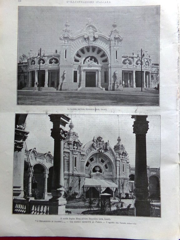 L'Illustrazione Italiana 5 Agosto 1906 Montechino Majorana Monte Rosa Ruwenzori