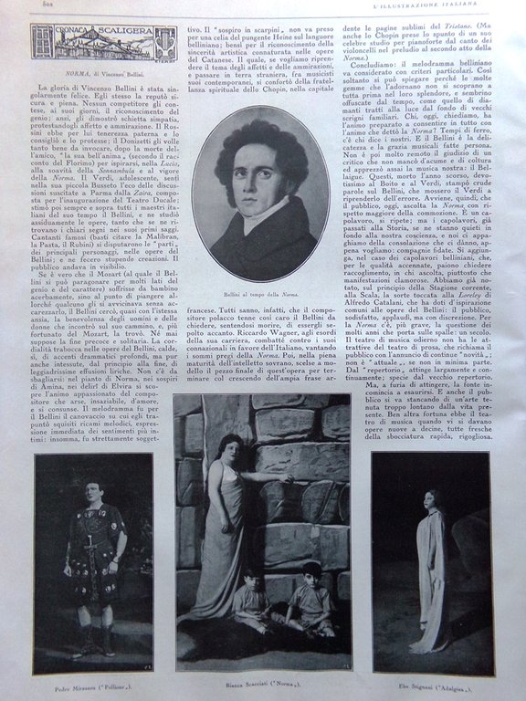 L'illustrazione Italiana 5 Aprile 1931 Maddalena Medaglia Gubbio Bellini Calcio