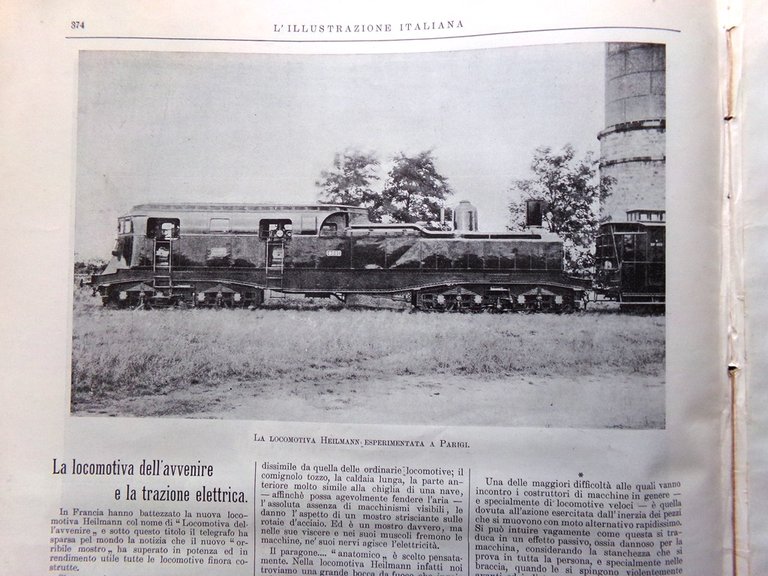 L'illustrazione Italiana 5 Dicembre 1897 Possagno Canova De Albertis Locomotiva