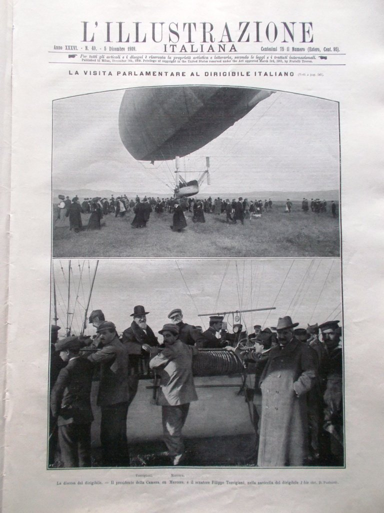 L'illustrazione Italiana 5 Dicembre 1909 Miniera Cherry Kroyer San Marco … | Immagine principale