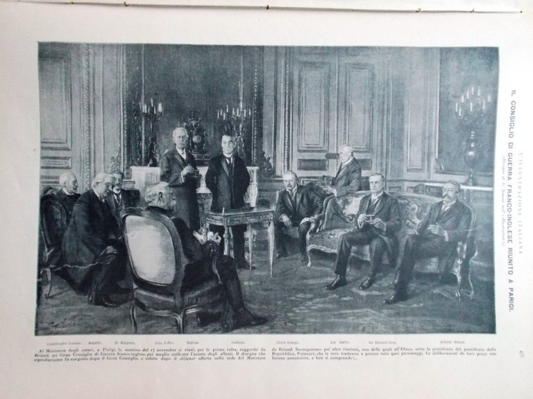 L'illustrazione Italiana 5 Dicembre 1915 WW1 Gorizia Capuana Tonale Paolini …