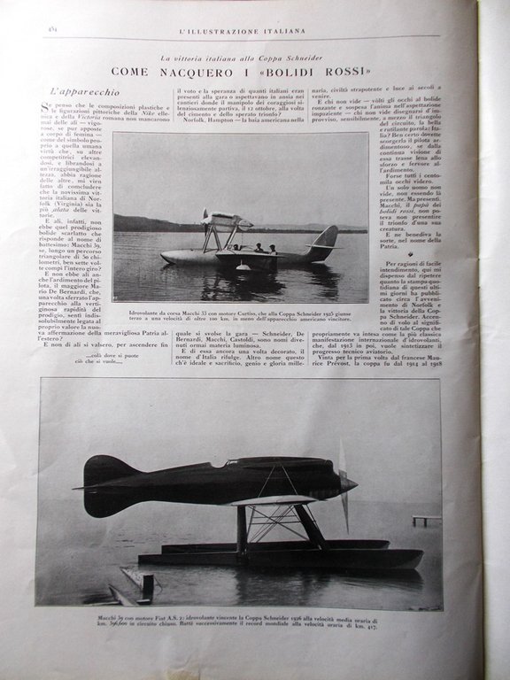 L'Illustrazione Italiana 5 Dicembre 1926 Puccini Vesuvio Bolidi Rossi Schneider | Immagine Gallery 4