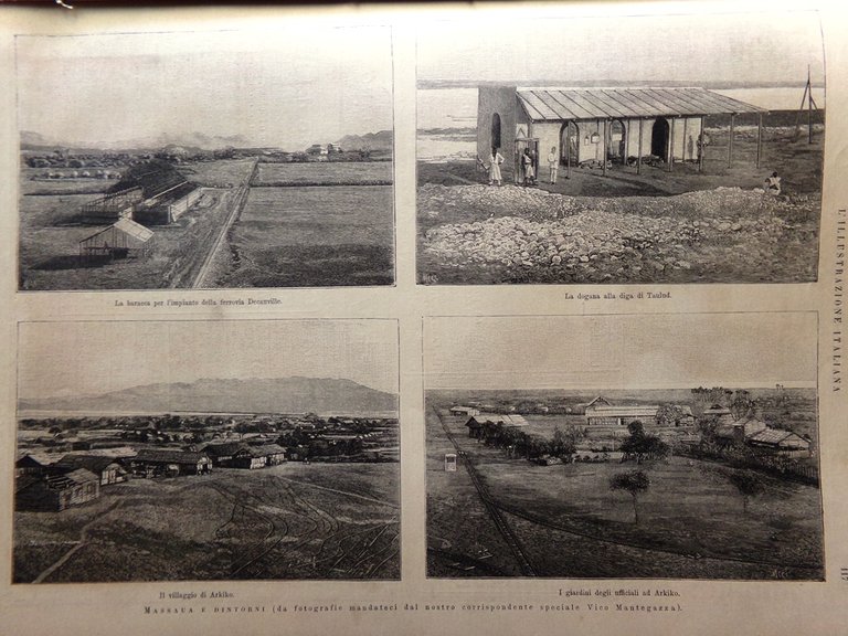 L'Illustrazione Italiana 5 Febbraio 1888 Policlinico di Roma Mora Massaua …