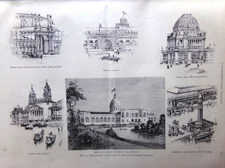 L'Illustrazione Italiana 5 Febbraio 1893 Giuseppe Verdi Falstaff Goldoni Chicago